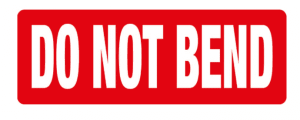 Do Not Bend - Labels