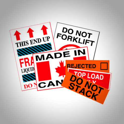 PRE-PRINTED QUALITY CONTROL LABELS